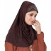 Jersey Instant Hijab - Coffee